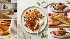 Puszyste placki ze skyrem – prosty przepis na szybkie śniadanie