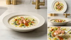 Kremowa zupa z łososia z mascarpone – szybka, koperkowa i z nutą limonki